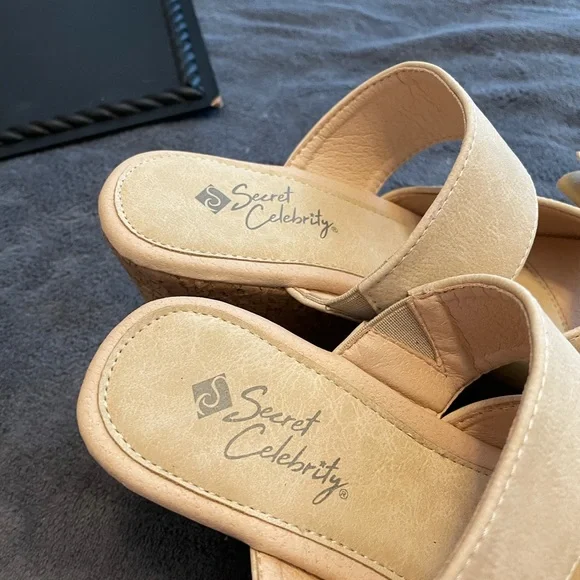 Cork Wedge Sandals - Picture 2 of 4